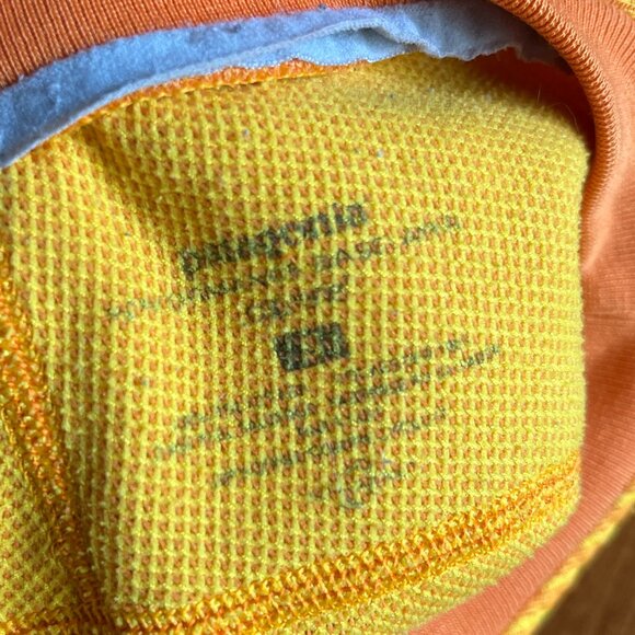 Patagonia vintage golden stripe capilene shirt S - Picture 5 of 11